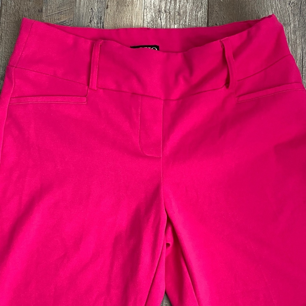 Soho Apparel Vibrant Pink Women's Trousers - Picture 5 of 12
